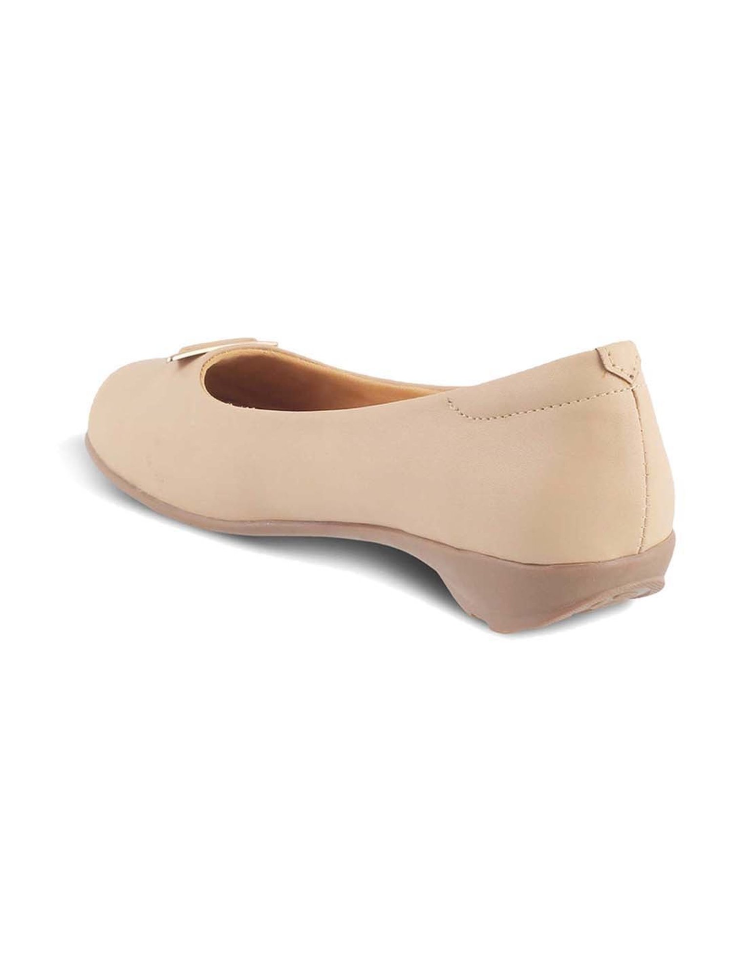 Tresmode Women's Beige Flat Ballets
