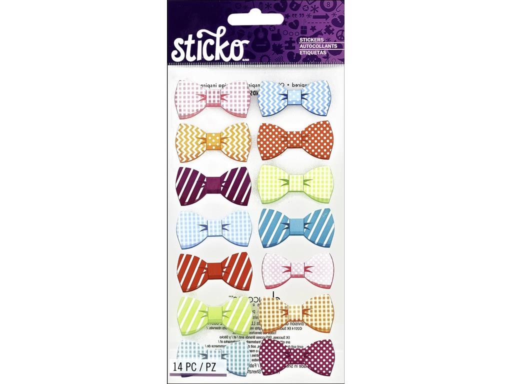 Sticko E5200199 Sticko Classic Stickers-Pattern Bows