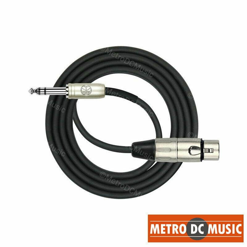 4-Pack Kirlin 6ft 1/4" Stereo TRS Male to XLR Female Adapter Cable DJ Audio 6.35