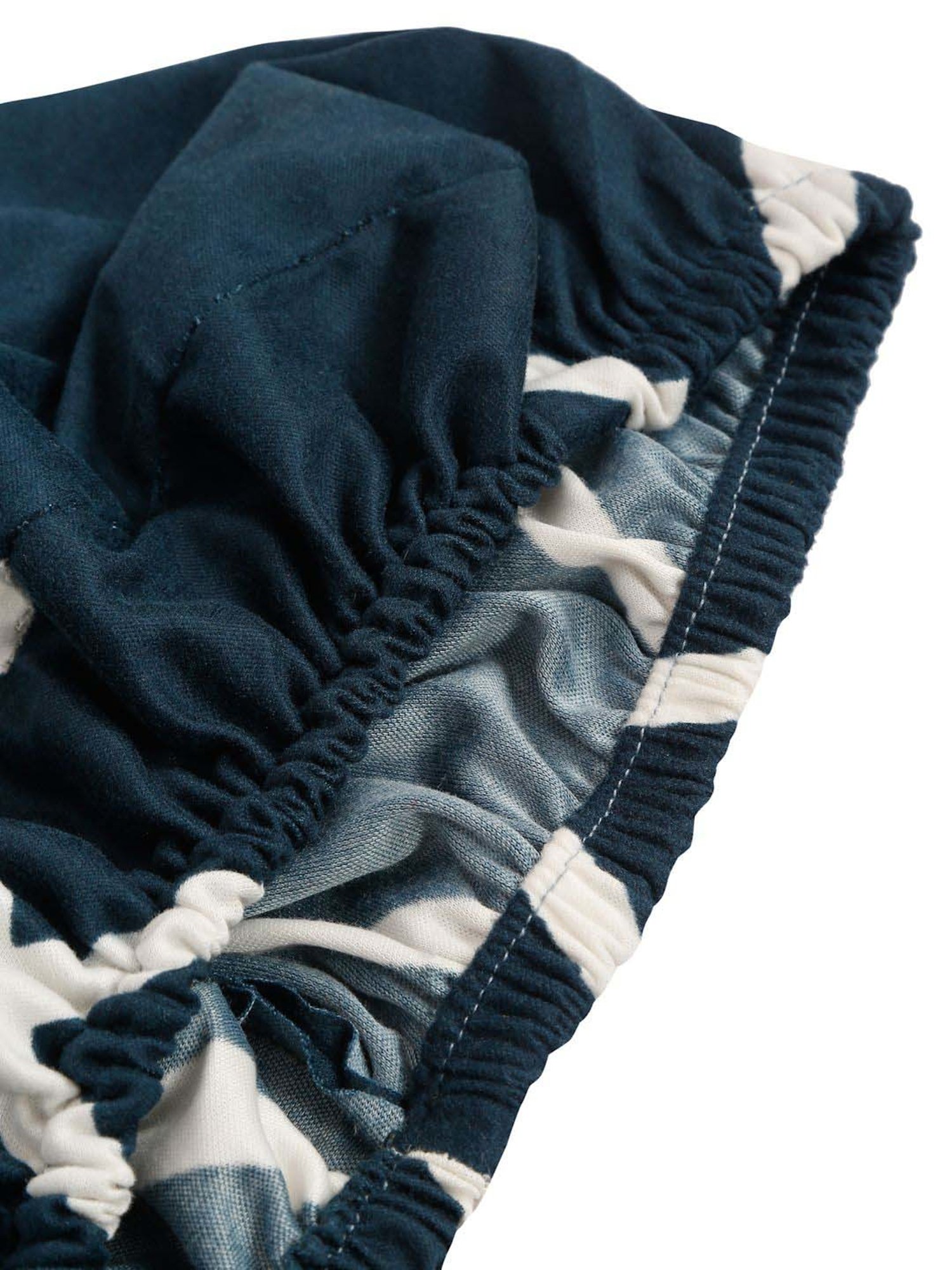 MODERN HOMES White Cotton Hand-Knotted Curtain Ropes - Set of 2