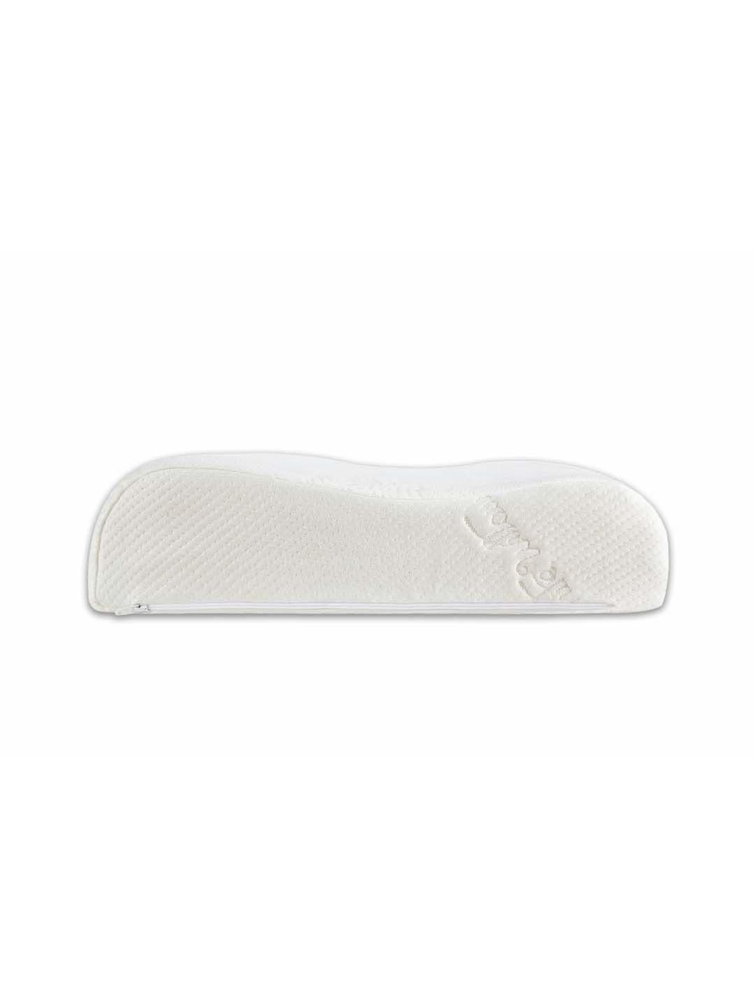 The White Willow White Solid Foam Contour Pillow - Set of 1