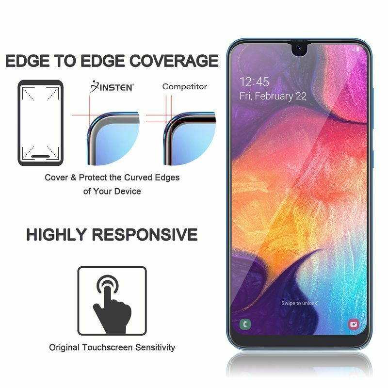 3 Pack Clear TPU Hydrogel Screen Protector Film Cover For  Galaxy A50