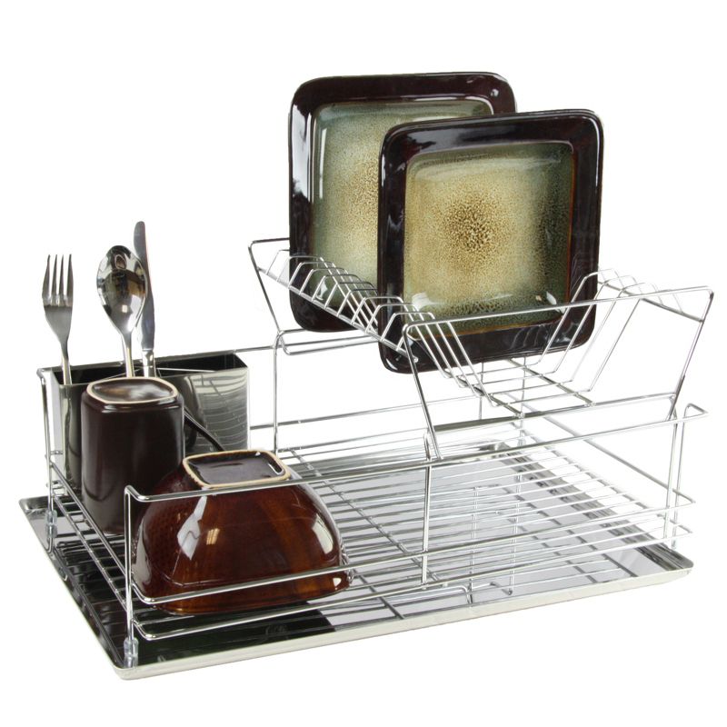 Mega Chef Stainless Iron Shelf Dish Rack