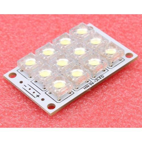 5V White LED Panel Board 12 Piranha LED Energy Saving Panel Light