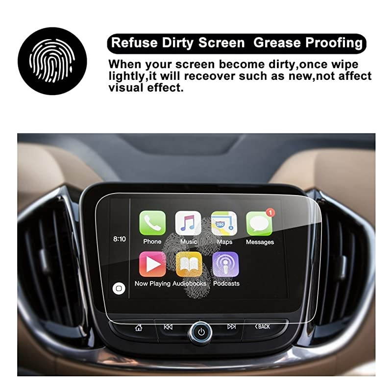 2018 Equinox Car InDash Navigation Screen Protector  HD Clear TEMPERED GLASS Car Navigation Screen Protective Film 8Inch