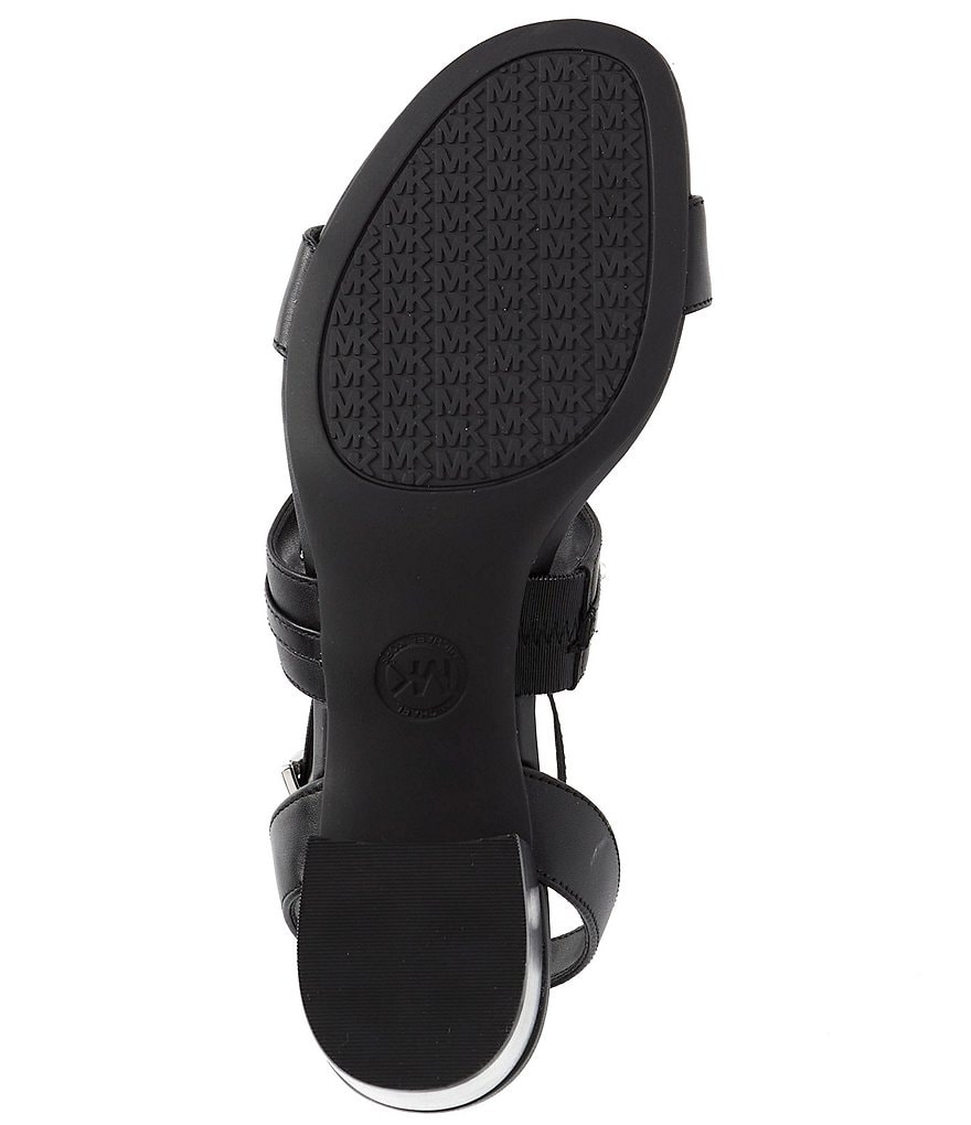 MICHAEL Michael Kors Roxane Chain Detail Leather Dress Sandals