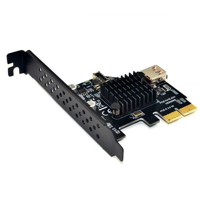 FVH USB 3.1 Front Panel Socket & USB 2.0 to PCI-E Express Card Adapter for Motherboard UC-136