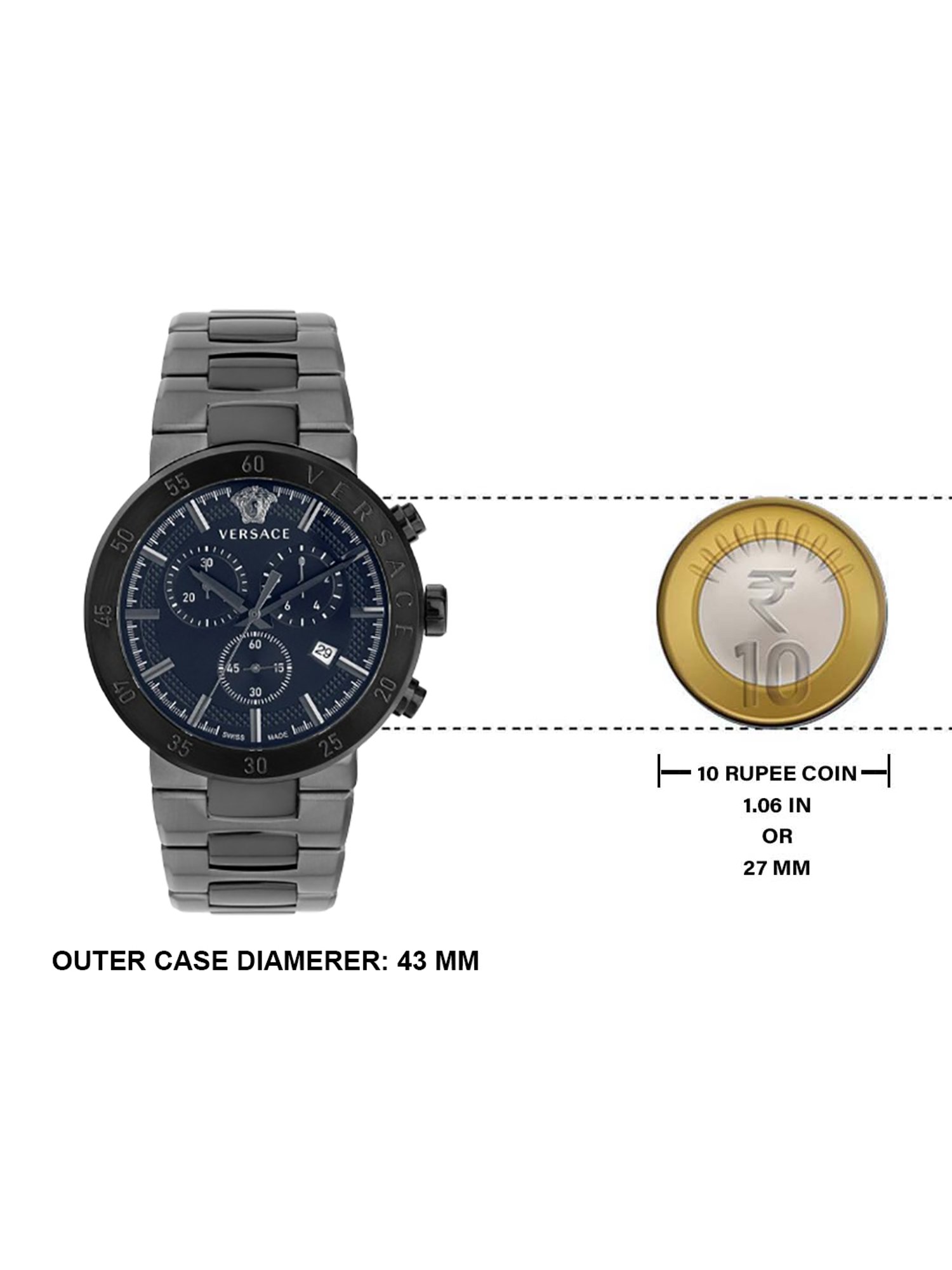 Versace VEPY01221 Chronograph Watch for Men