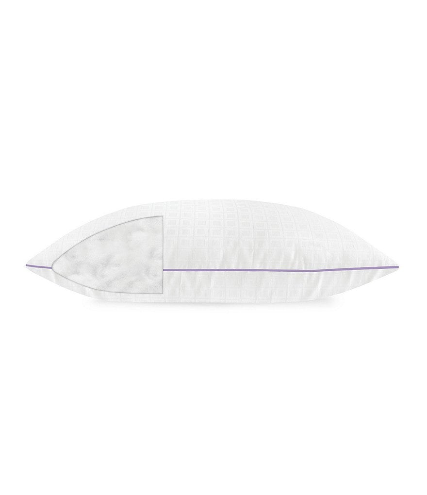 Sensorpedic Wellness Collection Fiber Bed Pillow with Lavender Infused Fabric Cover