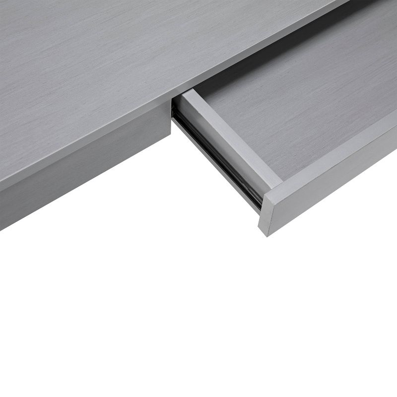 47" Adjustable Desk Gray - Home Essentials