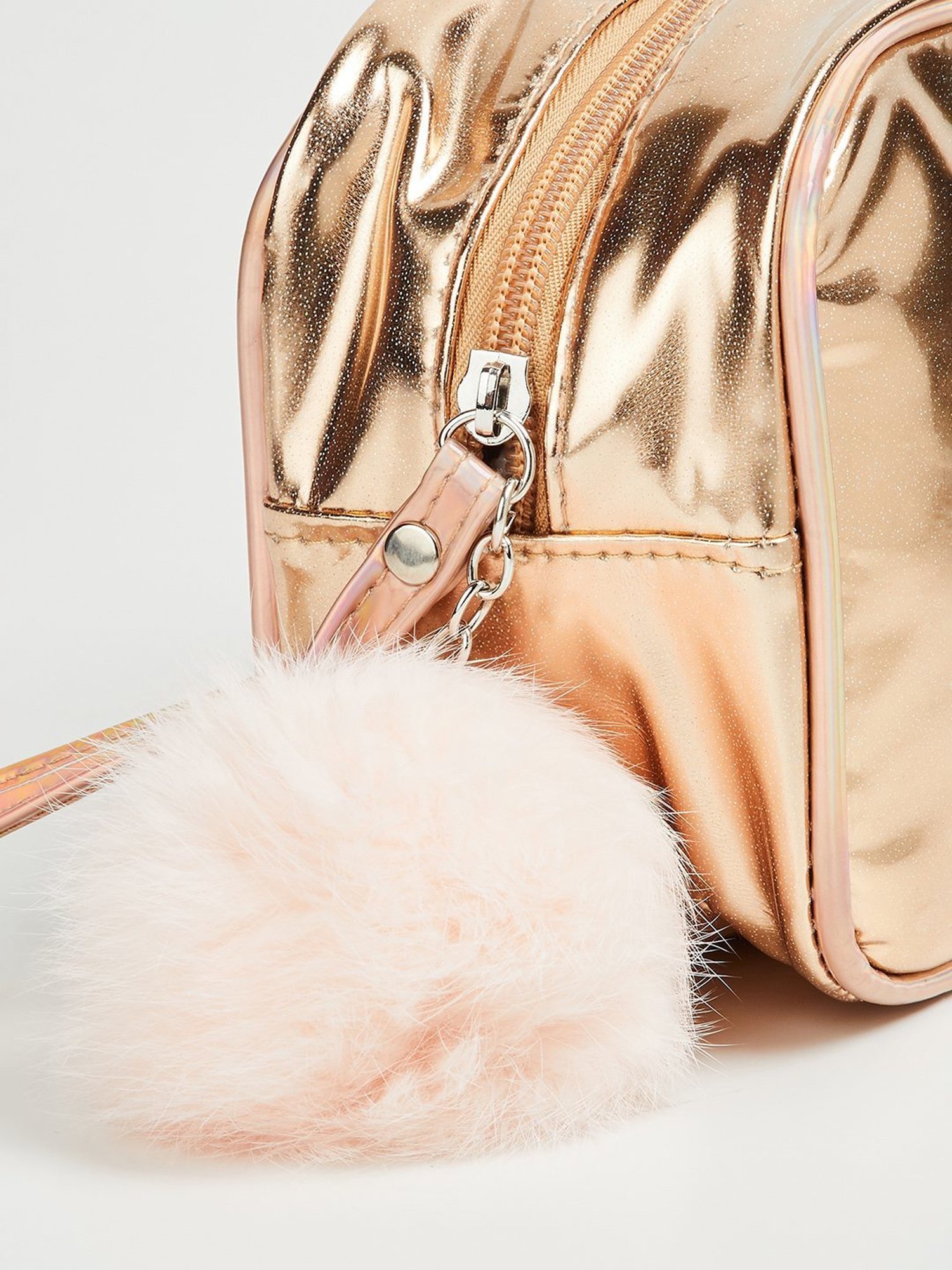 Ginger by Lifestyle Peach Shimmer Pouch