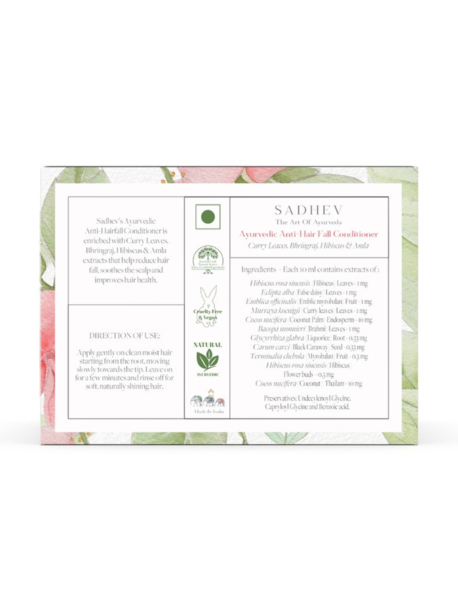 SADHEV The Art Of Ayurveda Ayurvedic Anti-Hairfall Conditioner - 200 ml