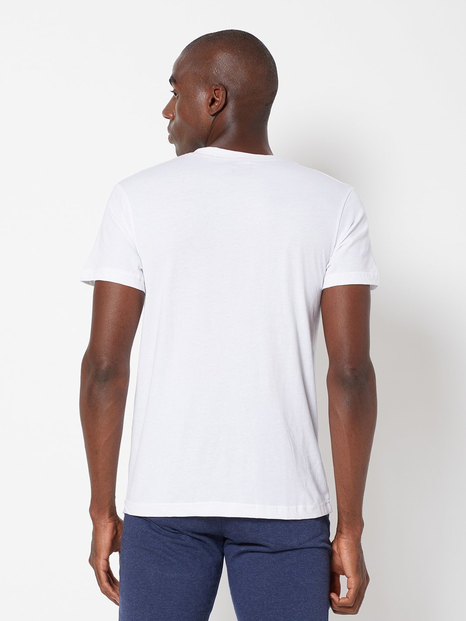 Sporto Snow White Regular Fit T-Shirt