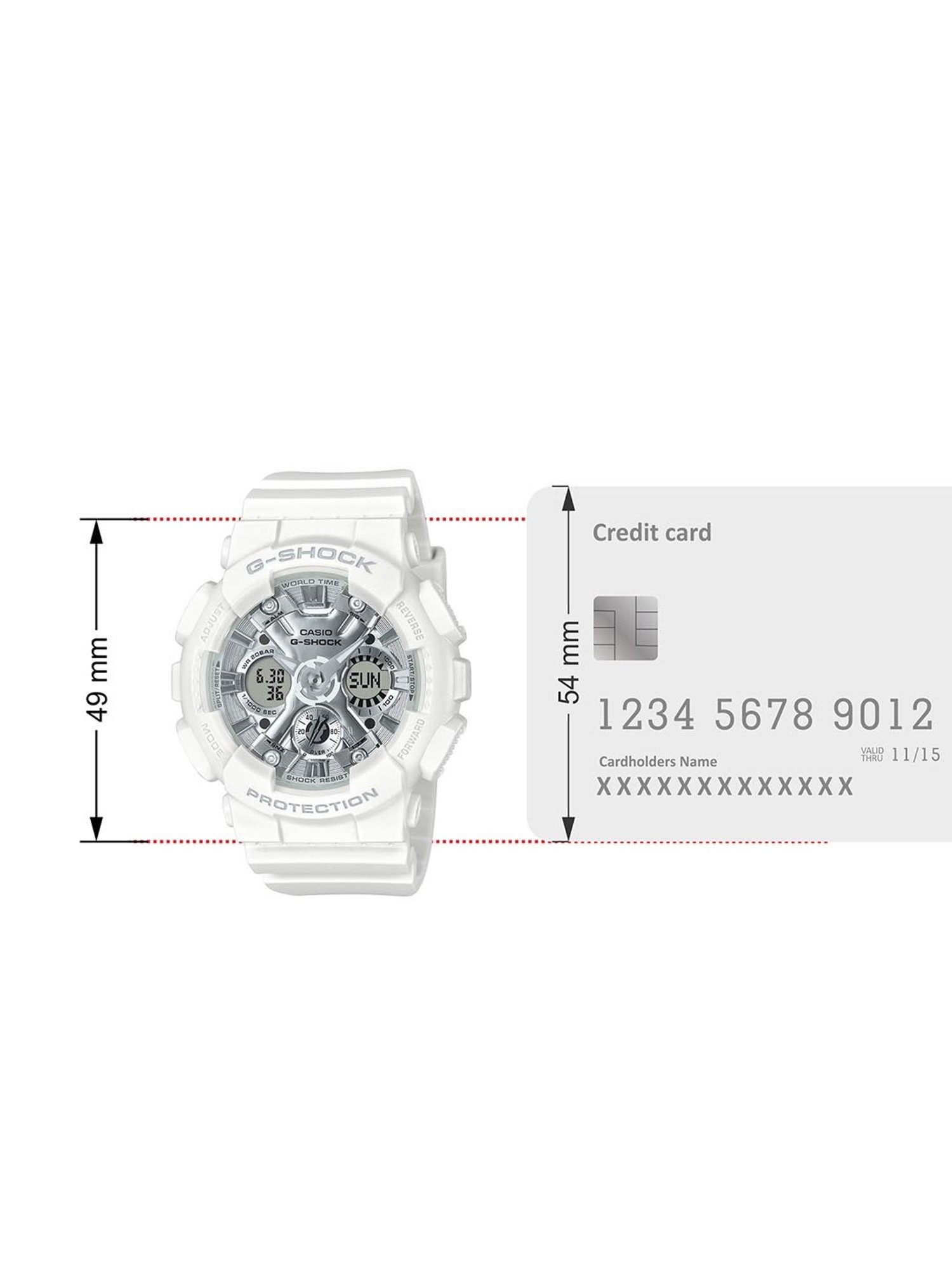 Casio G-Shock GMA-S120VA-7ADR Analog-Digital Watch for Women