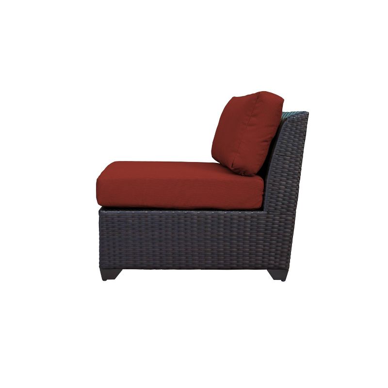 3pc Outdoor Wicker Conversation Set with Sofa Chairs & Table - Crestlive Products