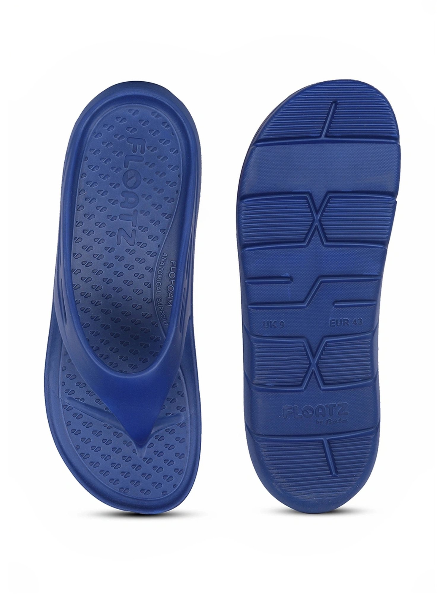 Floatz by Bata Men's Blue Flip Flops
