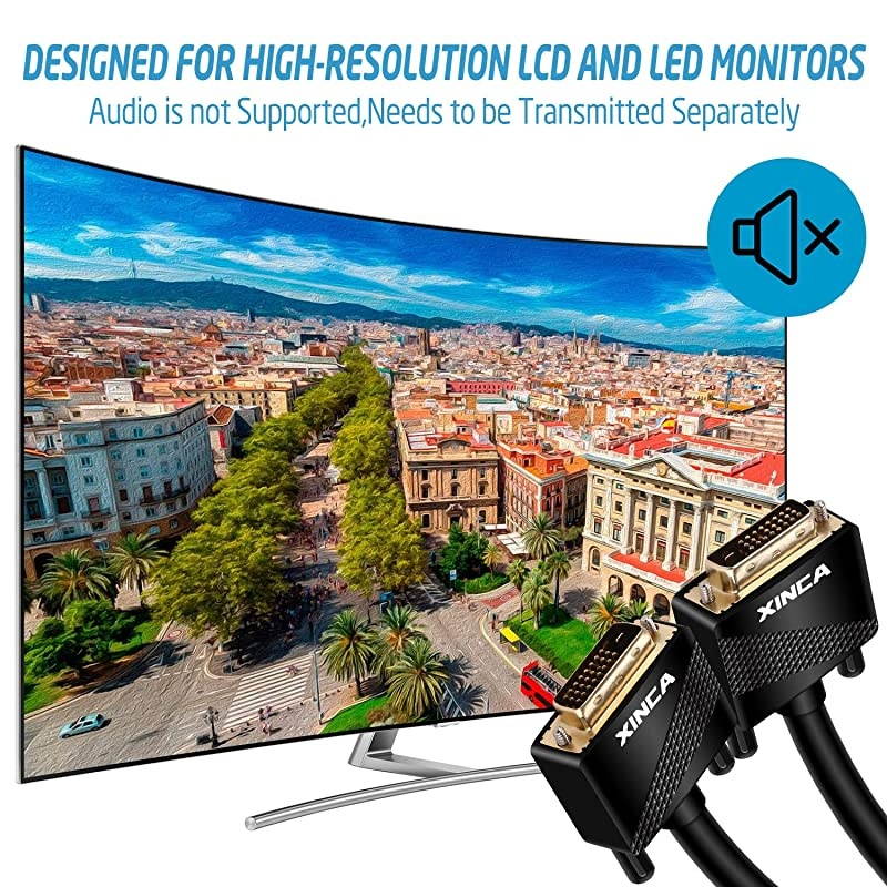 DVI to DVI Male to Male 2K Video Cable