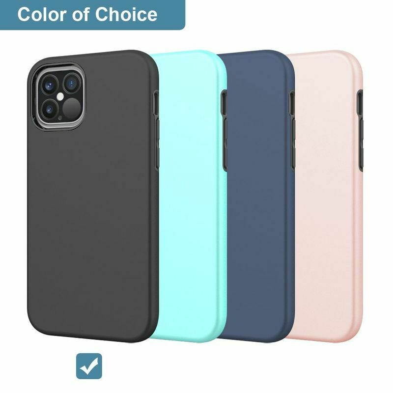 For  iPhone 12 Mini 5.4 in Black The Patrol Hard TPU Hybrid Plastic Case