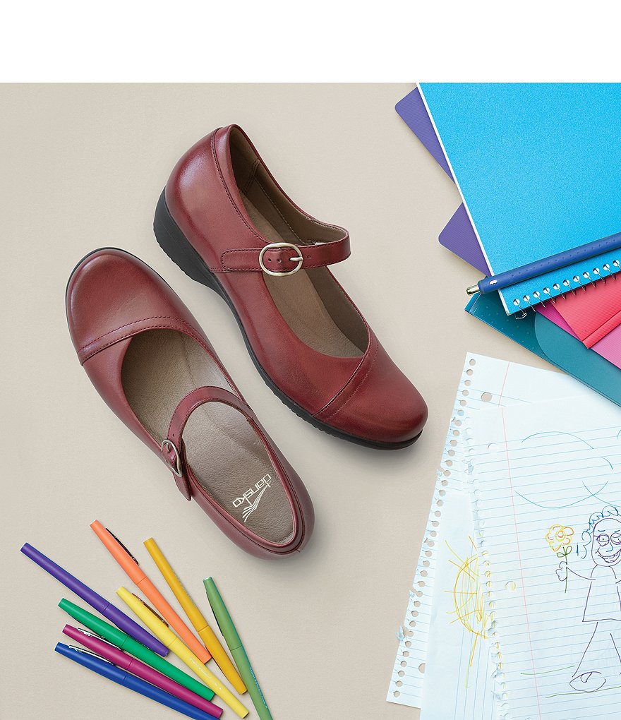 Deltan Tessa Croc-Embossed T-Strap Block Heel Pumps