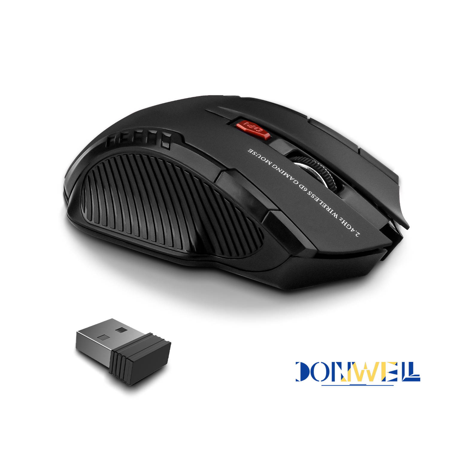 Donwell Optical Wireless Mouse with USB Receiver/Connector High Precision , Silent Mouse Office Gaming Mouse For Macbook Air/Pro, Dell/HP/ Lenovo/ASUS/Acer/Sony laptop, PC Computers
