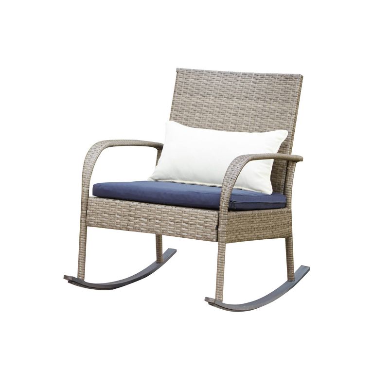 3pc Patio Bistro Set Blue - Patio Festival