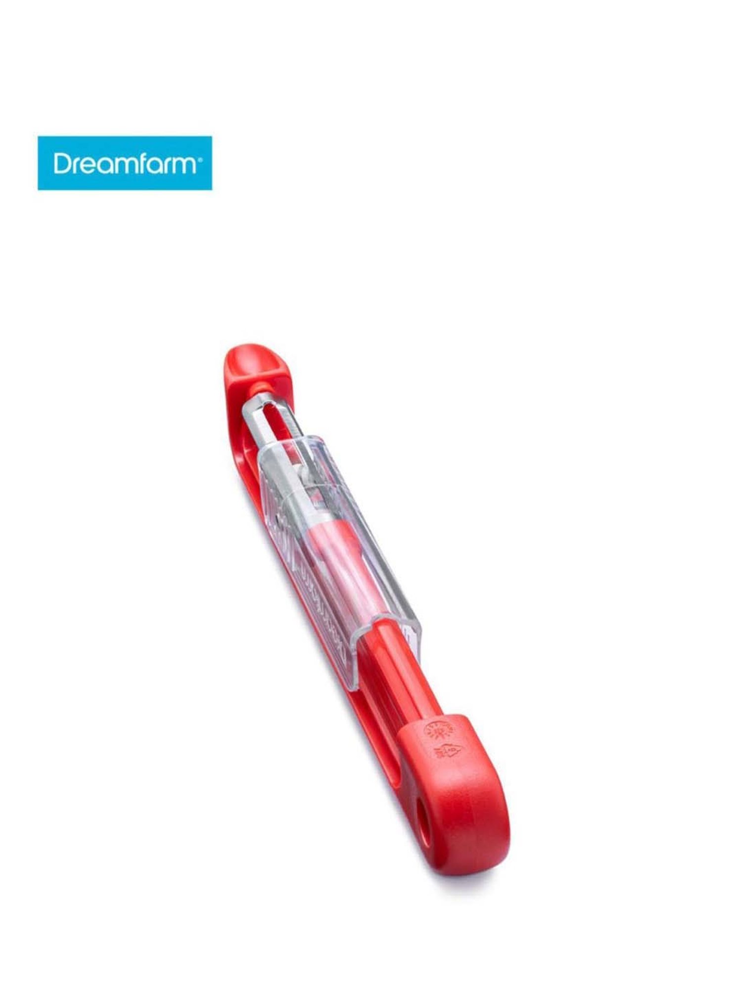 Dreamfarm Red Medium Self Sharpening Vegetable Peeler