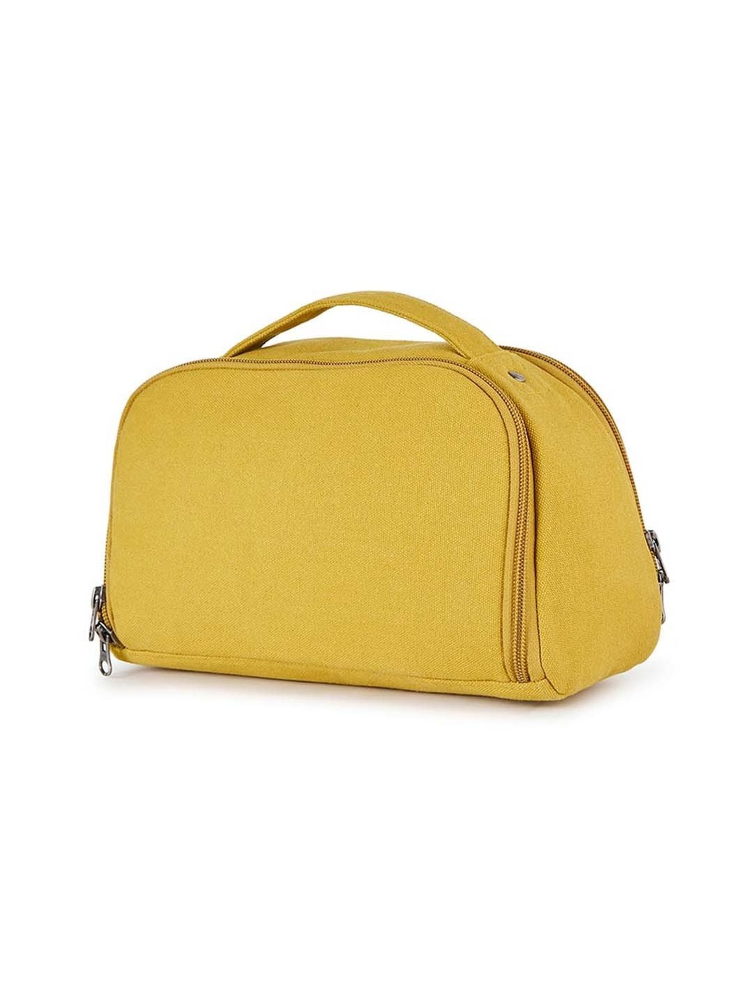 HOSTA HOMES Black Pvc Parachute Material Zipper Bag - Set of 2