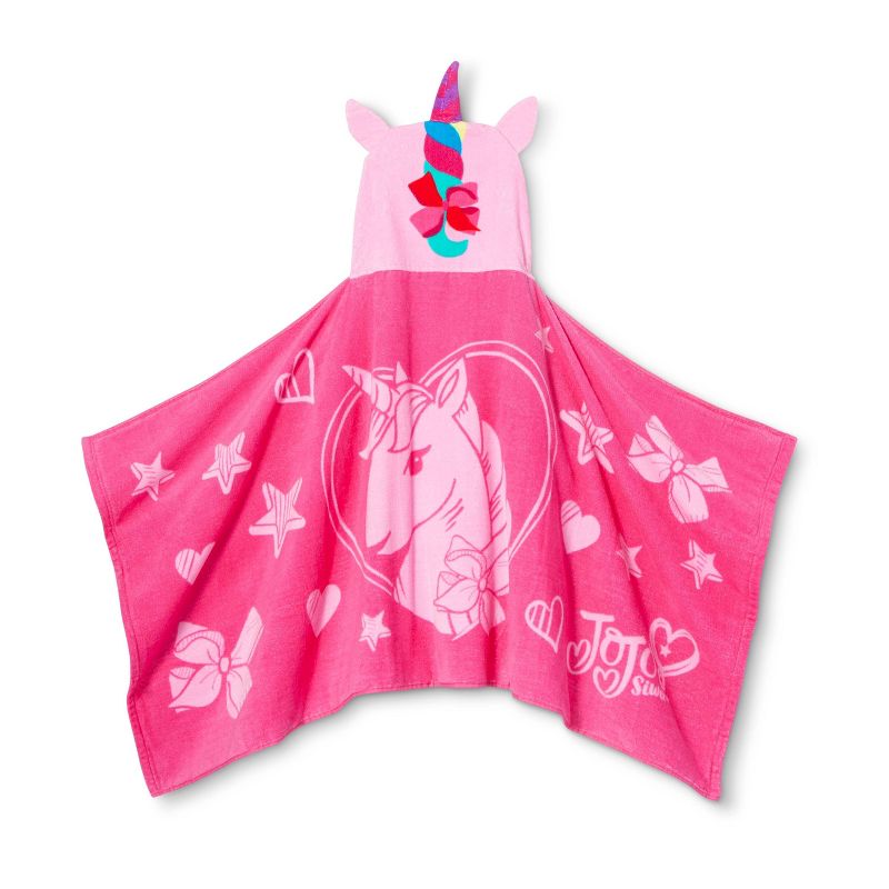 JoJo Siwa Unicorn Hooded Bath Towel Pink