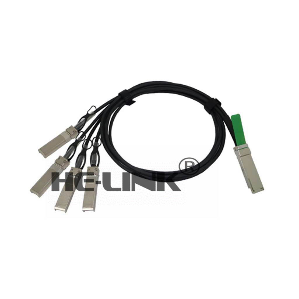 2m (7ft) Juniper Networks JNP-100G-4X25G-2M Compatible 100G QSFP28 to 4x25G SFP28 Passive Direct Attach Copper Twinax Cable 30AWG