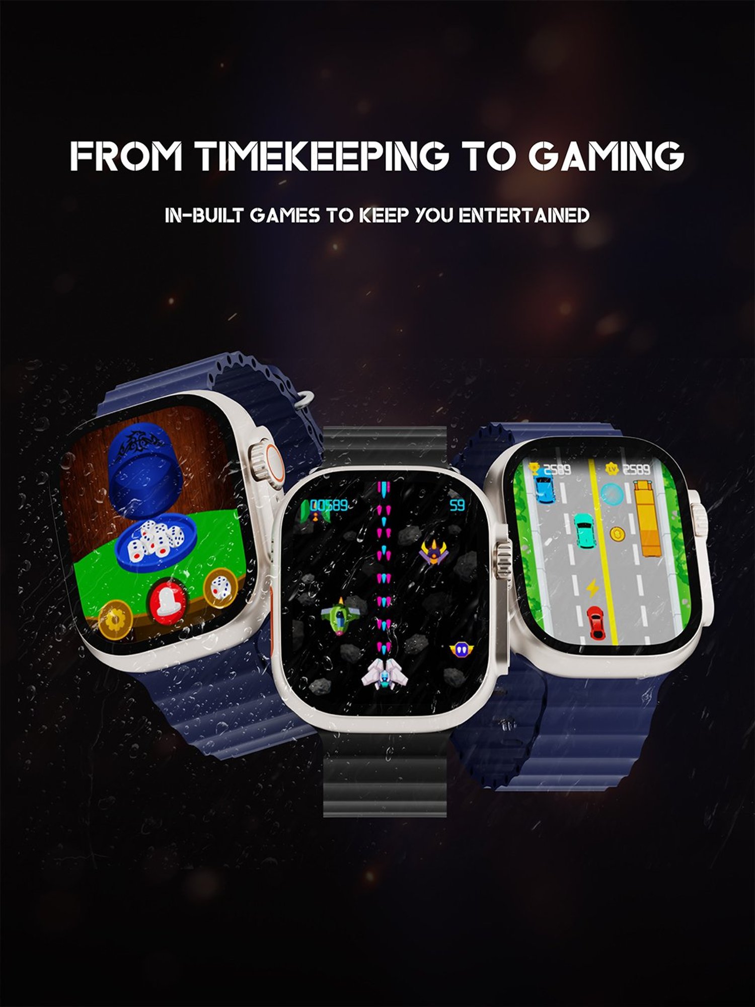 Hammer Active 2.0, 1.95 inch Display Bluetooth Calling Smartwatch, 600 NITS Brightness (Blue)