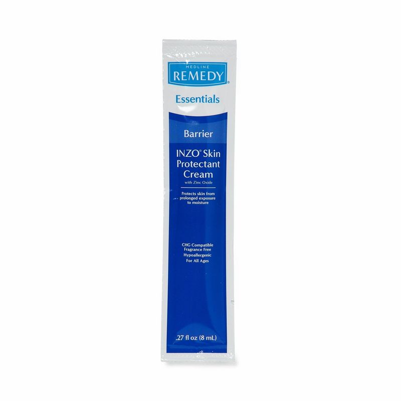Medline Zinc Oxide Barrier Cream 8 ml Packs - 144ct