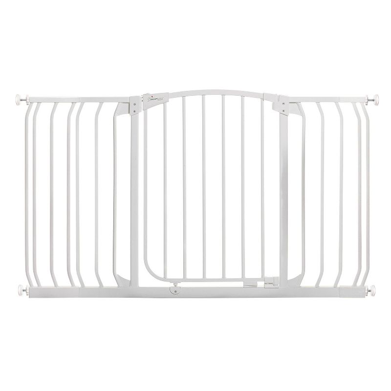 Dreambaby L790W Chelsea 38-53 Inch Wide Auto-Close Baby & Pet Wall to Wall Safety Gate with Stay Open Feature for Doors, Stairs, and Hallways, White