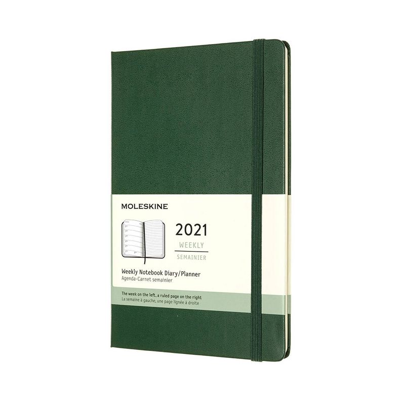 2021 Weekly Planner 12 Month Green - Moleskine