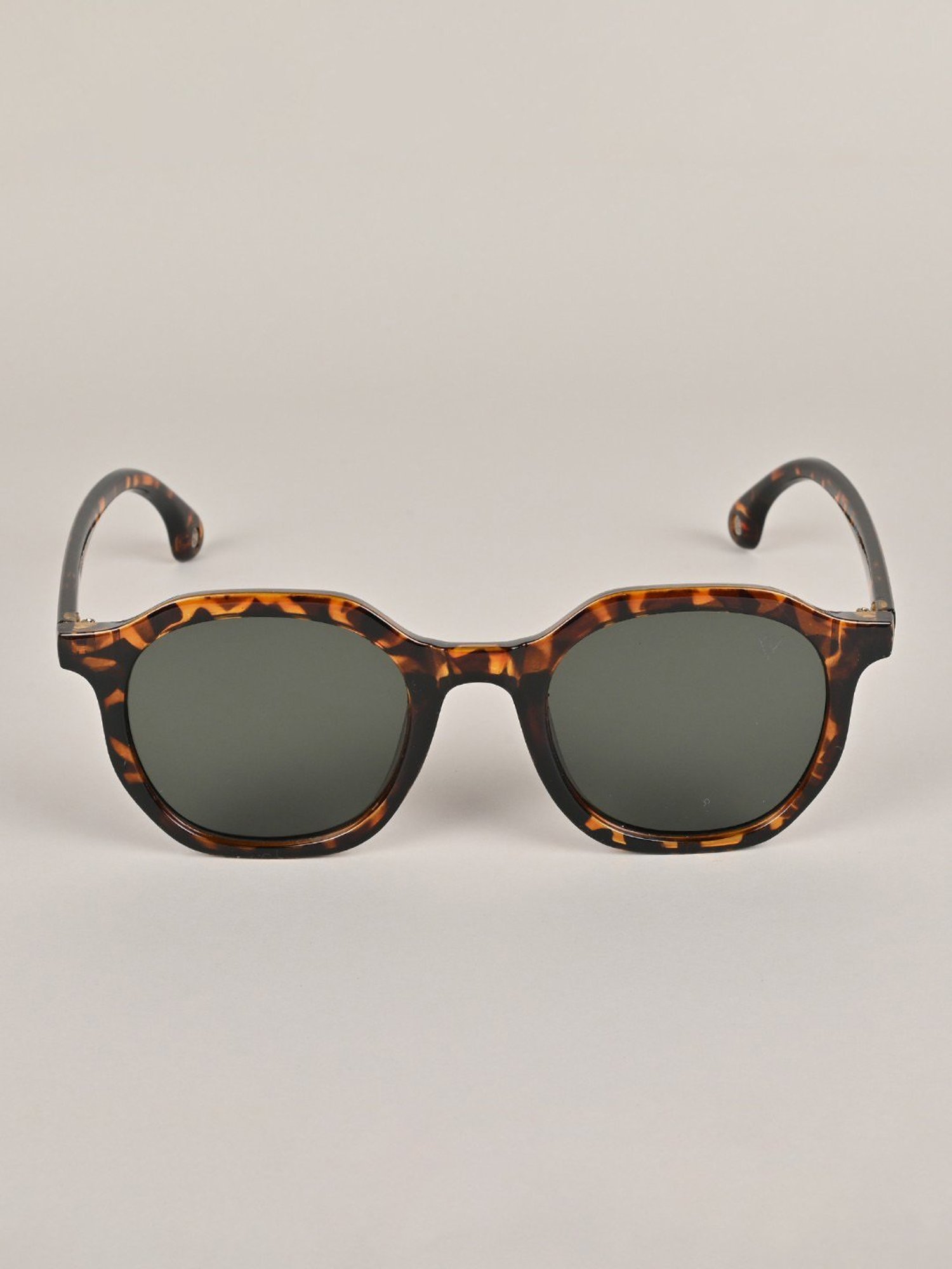 Voyage Green Round UV Protection Unisex Sunglasses