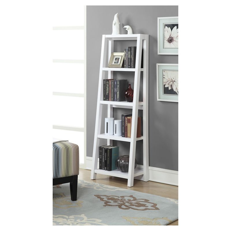 63.25" Newport Lilly Bookcase White - Breighton Home