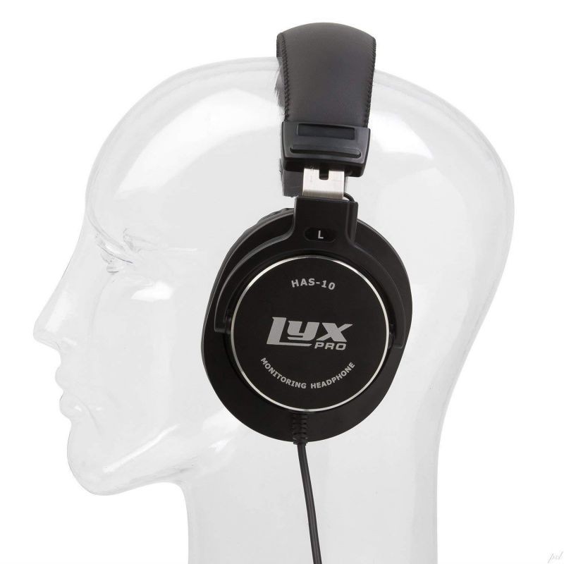 LyxPro HAS-10 Closed Back Over-Ear Professional Studio Monitor & Mixing Headphones, Newest 45mm Neodymium Drivers for Wide Dynamic Range - Lightweight