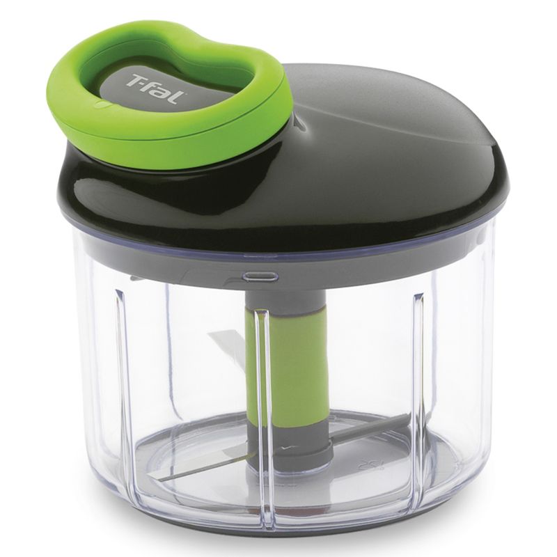T-Fal 84020 4 Cup Capacity Rapid Chopper Easy Handheld Pull String Manual Food Processor Fruit Vegetable Ingredient Dicer Kitchen Appliance