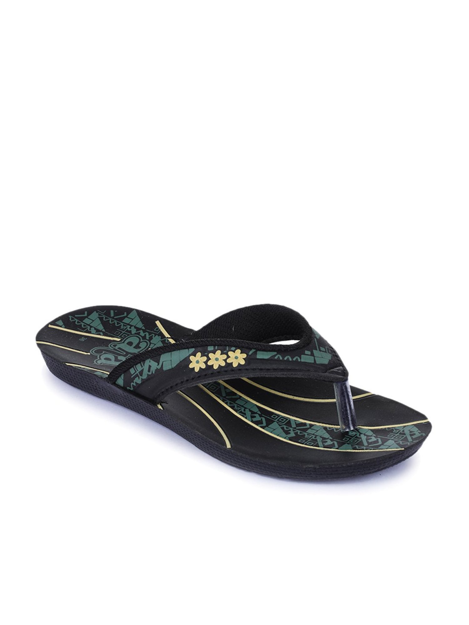 Aha by Liberty Women's Black Thong Sandals