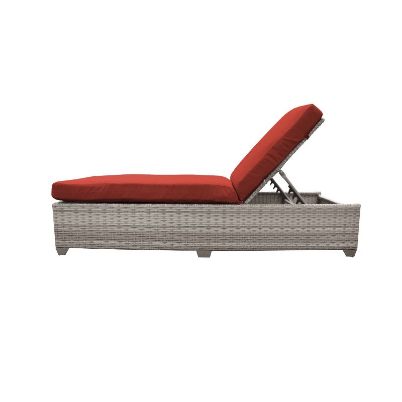 Fairmont 2pk Patio Chaise Lounges - Terracotta - TK Classics