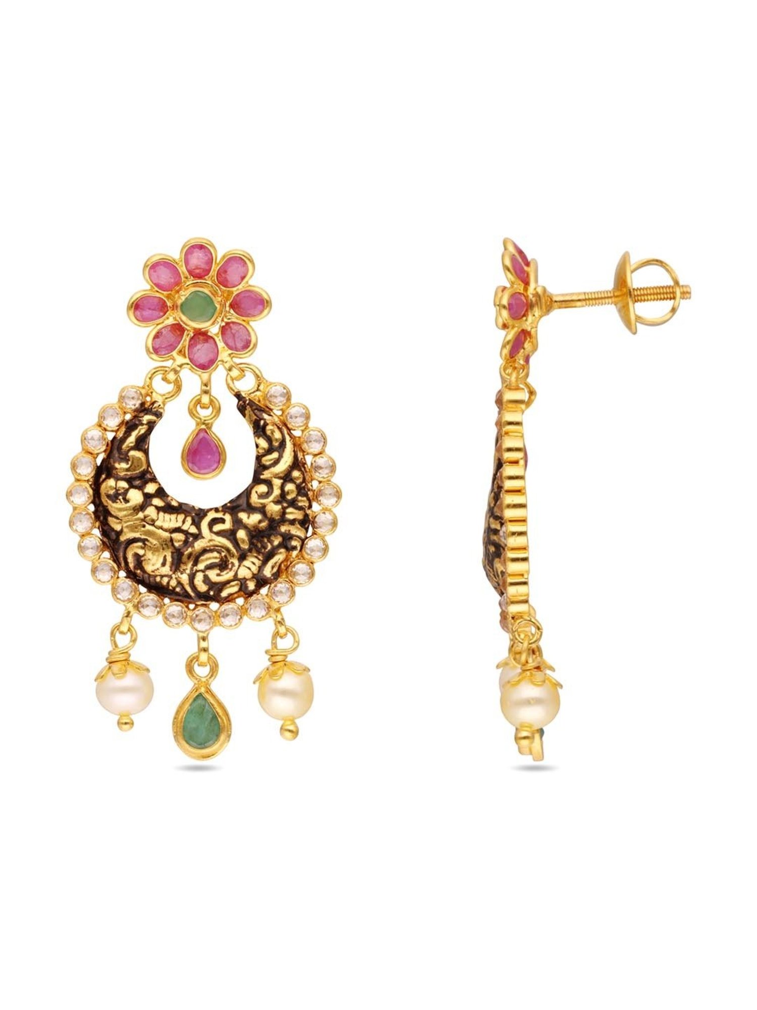 CKC 22k Gold Earrings for Women