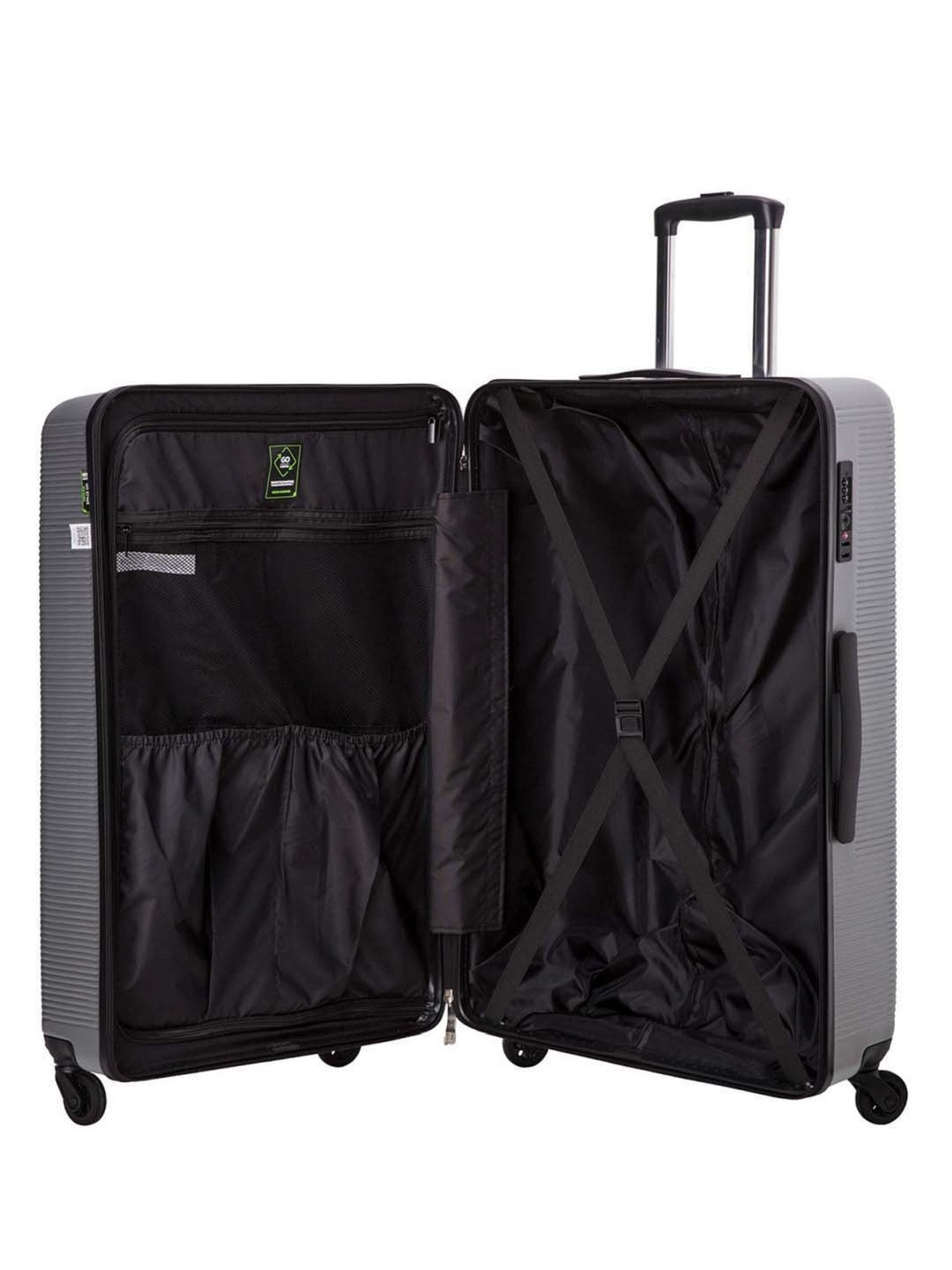 Assembly Green Textured Small Cabin Trolley - 20 inch