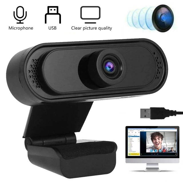 1080P HD Webcam With Microphone Web Camera For Live Broadcast Video Calling Conferenc Online Class Web PC
