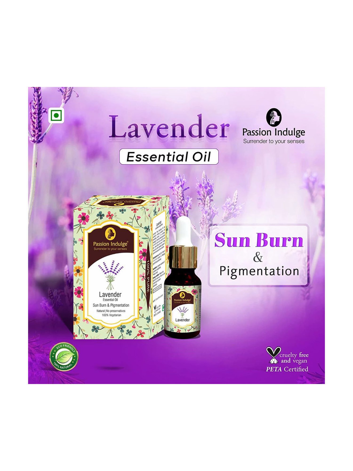 Passion Indulge Lavender Essential Oil - 10 ml