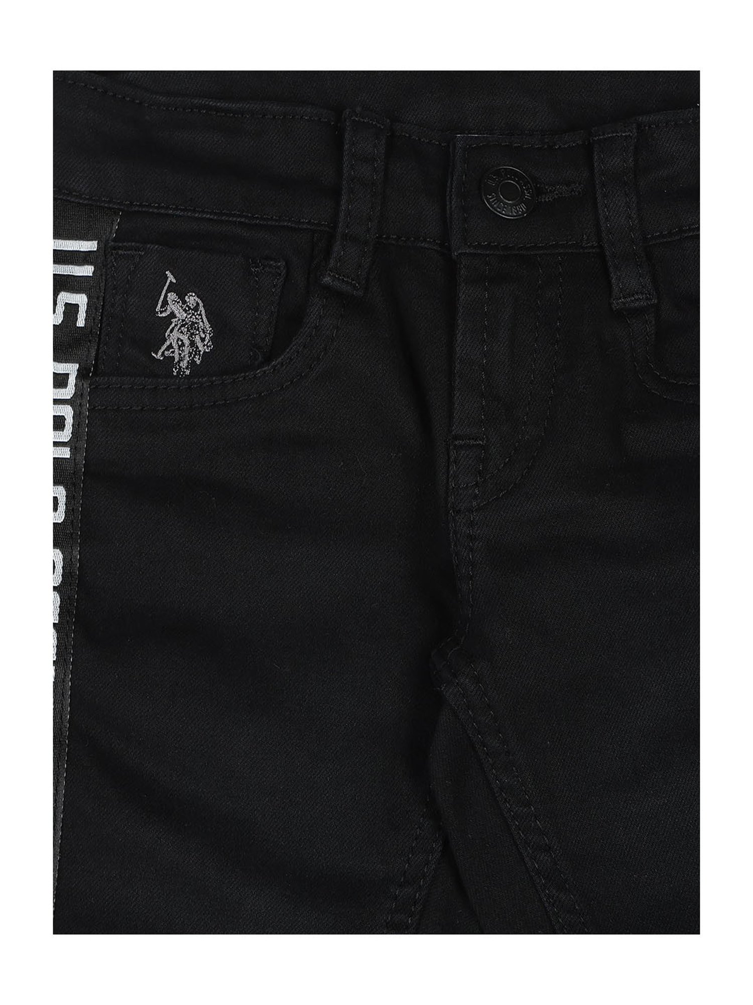 Pepe Jeans Boys Dark Blue Solid Jeans