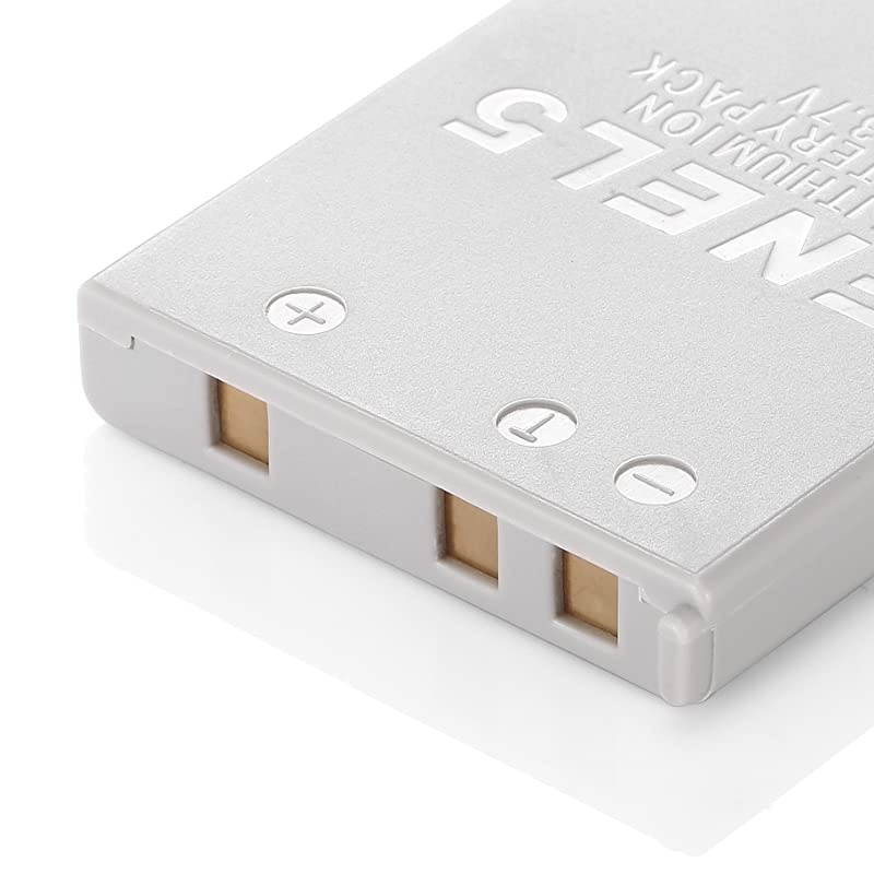 2 x EN-EL5 Replacement Nikon Battery Compatible with Nikon CoolPix 3700, 4200, 5200, 5900, 7900, P3, P4, P80, P90, P100, P500, P510, P520, P530, P5000, P5100, P6000, S10