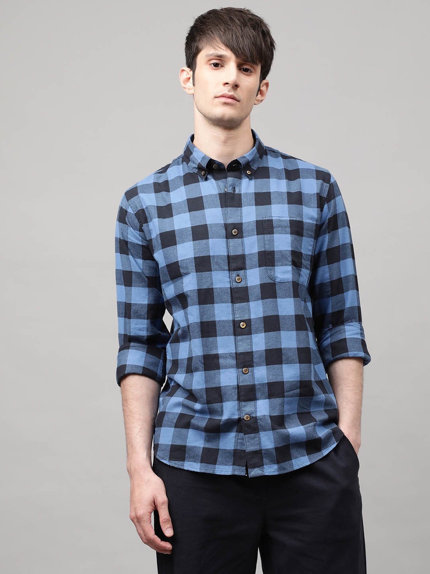 Matinique Federal Blue ChecksShirt