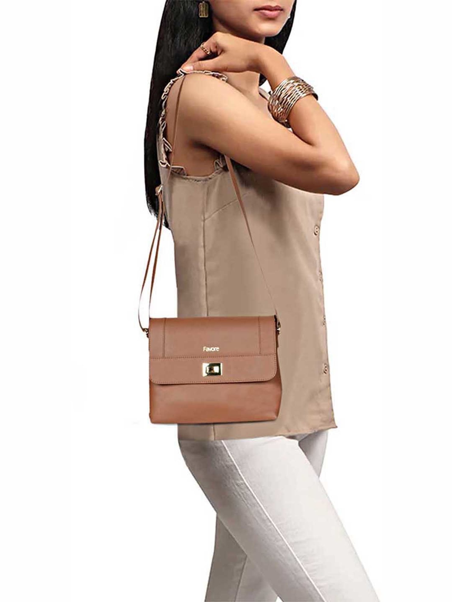 Favore Tan Solid Medium Slings