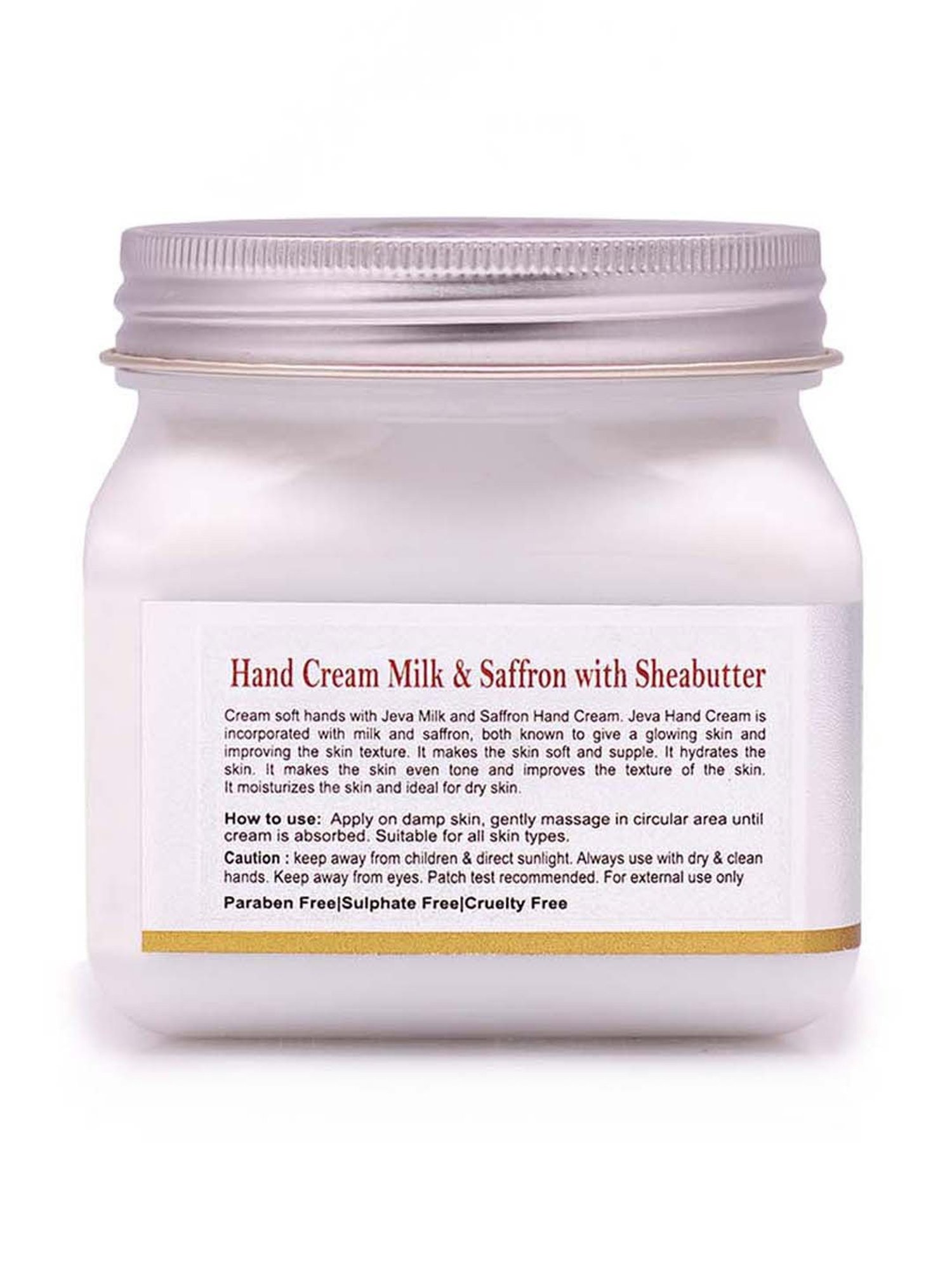 Milk & Saffron Hand Cream with Shea butter - 380 ml