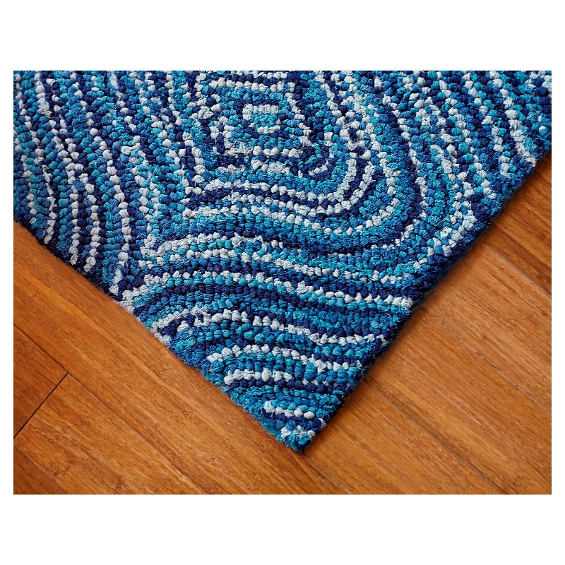 5'x7' Rectangle Braided Solid Jute Area Rug Brown - Okuna Outpost