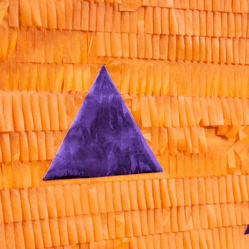 Spooky Central Small Pumpkin Pinata for Halloween Party, Pull String (16.5 x 13 x 3 In)